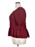 Torrid Burgundy 3/4 Sleeve Blouse Size 2X Plus (2) - photo 5