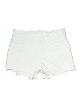 Madewell The Brynn Long Short in Pure White (view 2)