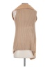 On Twelfth 100% Polyester Solid Tan Faux Fur Vest Size S - photo 2