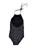 Lands' End Polka Dots Black One Piece Swimsuit Size 12 - photo 2
