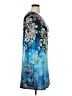 Unbranded Paisley Blue Cocktail Dress Size 1X - photo 4