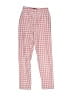 Monoprix Checkered-gingham Pink Casual Pants Size 8 - photo 1