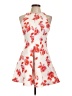 River Island Floral White Cocktail Dress Size 10 - photo 1