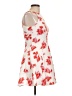 River Island Floral White Cocktail Dress Size 10 - photo 4