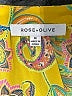 Rose + Olive 100% Polyester Yellow Sleeveless Blouse Size M - photo 7
