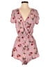 rue21 Floral Pink Romper Size M - photo 1