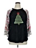 Assorted Brands Black 3/4 Sleeve T-Shirt Size 1X (estimated) - photo 1