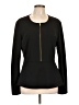 Donna Karan New York 100% Polyester Black Long Sleeve Top Size L - photo 1