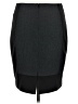 Tahari Solid Black Formal Skirt Size 6 - photo 2