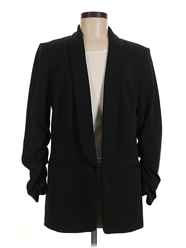 Pre-owned Dkny Blazer Jacket In Black