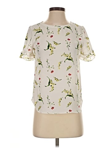 Ann Taylor Factory Short Sleeve Blouse (view 1)
