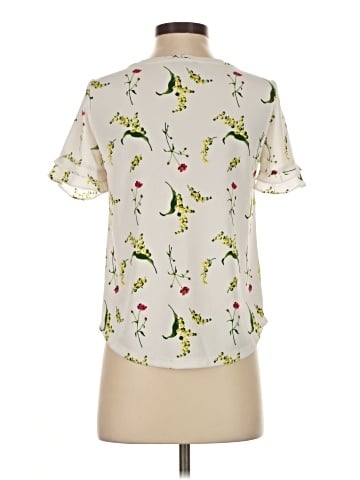 Ann Taylor Factory Short Sleeve Blouse (view 2)