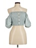 Love Tree Teal 3/4 Sleeve Blouse Size M - photo 1
