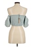 Love Tree Teal 3/4 Sleeve Blouse Size M - photo 2