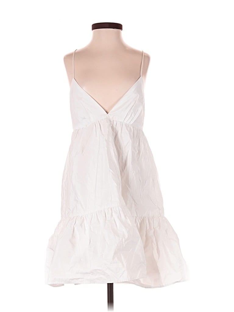 Pre-owned Zara Cocktail Dress In White