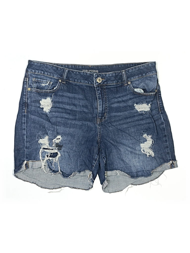 Pre-owned Maurices Denim Shorts In Blue
