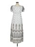 Lapogee 100% Rayon Paisley Silver Casual Dress Size 1X - photo 2