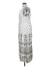 Lapogee 100% Rayon Paisley Silver Casual Dress Size 1X - photo 5