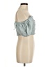 Love Tree Teal Short Sleeve Blouse Size M - photo 4