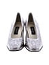 J. Renee Floral Silver Heels Size 12 (narrow) - photo 2