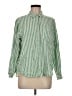 Universal Thread Stripes Green Long Sleeve Button-Down Shirt Size M - photo 1