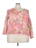 Avenue Floral Pink Pullover Sweater Size 30 - 32 Plus - photo 1