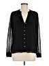 J.Crew 100% Polyester Black Long Sleeve Blouse Size M - photo 1