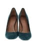 Coach 100% Leather Teal Heels Size 9 - photo 2