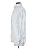 Zara 100% Linen Blue Long Sleeve Button-Down Shirt Size XS - photo 5