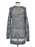 Roxy 100% Cotton Metallic Gray Pullover Sweater Size M - photo 2