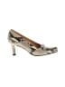 Walter Steiger Animal Print Ivory Heels Size 5 - photo 1