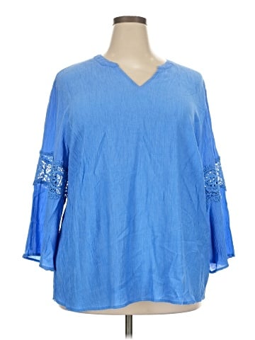 Ruby Rd. 3/4 Sleeve Blouse (view 1)