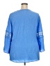 Ruby Rd. Blue 3/4 Sleeve Blouse Size 2X - photo 2