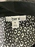 Bar III 100% Polyester Animal Print Black Long Sleeve Blouse Size XL - photo 7
