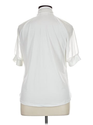 7th Avenue Design Studio New York & Company Short Sleeve Blouse (view 2)