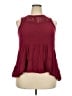 Maurices Burgundy Sleeveless Blouse Size XXL - photo 1
