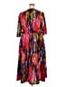 Avenue Print Orange Cocktail Dress Size 18 Plus - photo 2