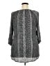 DressBarn Gray 3/4 Sleeve Blouse Size 3X - photo 2