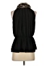 Robert Rodriguez 100% Polyester Black Sleeveless Blouse Size S - photo 2