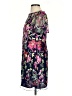 Jessica Howard 100% Polyester Floral Blue Cocktail Dress Size 4 (petite) - photo 5