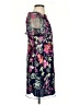 Jessica Howard 100% Polyester Floral Blue Cocktail Dress Size 4 (petite) - photo 4