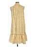 Sam Edelman 100% Polyester Yellow Casual Dress Size L - photo 2