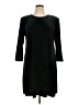 Another Thyme Solid Black Casual Dress Size 16 - photo 1