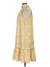 Sam Edelman 100% Polyester Yellow Casual Dress Size L - photo 5