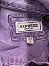 Express 100% Lyocell Purple Long Sleeve Button-Down Shirt Size M - photo 7