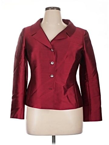Teri Jon by Rickie Freeman Silk Blazer (view 1)