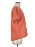 Trademark 100% Polyester Orange Short Sleeve Top Size 6 - photo 4