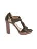 MICHAEL Michael Kors 100% Leather Green Sandals Size 7 - photo 1