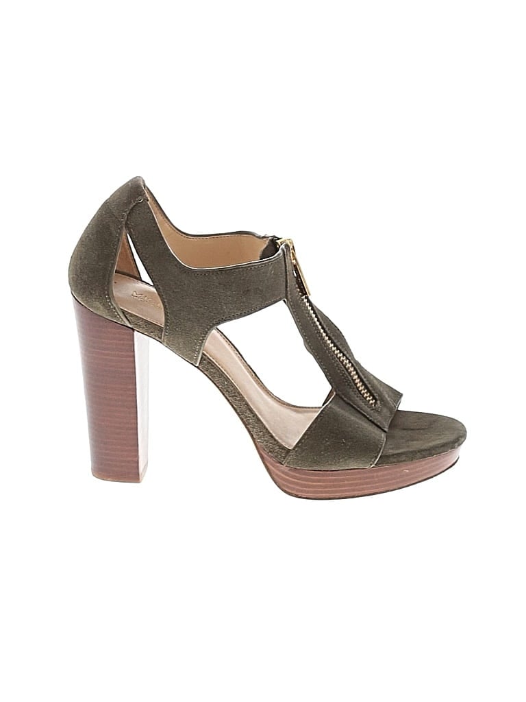 Pre-owned Michael Michael Kors Sandals In Green