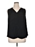a.n.a. A New Approach 100% Polyester Black Sleeveless Blouse Size XL - photo 1